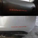 2005-2013 Corvette C6 Red Plastic Letters Rear Bumper Emblem Not Vinyl. Fixed Price $20.00.