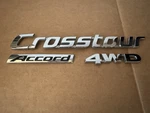 Free Shipping Oem 2010-2015 Honda Crosstour 4WD Rear Emblem Badge Set. Fixed Price $24.99.