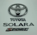 2007 - 2009 Toyota Solara Sport Rear Lid Chrome Emblem Logo Badge Symbol Set. Fixed Price $35.99.