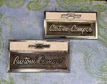 1966 1967 1968 Chevrolet Custom Camper Emblem Set Oem Gm Chevy 3882674 Nice!. Fixed Price $139.00.