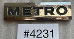 1960'S 1970'S International Metro Body Emblem 2752677-R1 Broken Posts #4231. Fixed Price $24.79.