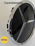 Mercedes-benz W205 W176 Convex Mirror Silver Grille Star Emblem P/n: A0008171016. Fixed Price $56.37.