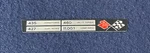 Corvette Center Console Data Plate 1969 427 L-71 L-89 Nos Gm# 3958745. Fixed Price $45.00.