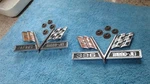 1966 1969 Chevrolet Parts 396 Turbojet Emblems Badges Trim Original Oem Vintage. Fixed Price $125.00.