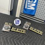 K5 Blazer 75-80 Chevy Cheyenne Truck Metal Emblems Pair 349697 Oem Squarebody Gm. Fixed Price $169.95.