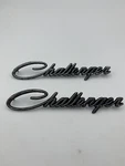 Lot Of 1970-1974 Dodge Challenger Script Emblems With Pins 3445224 94200 #1. Fixed Price $39.55.
