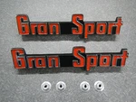 1965 Buick Riviera Gran Sport Front Fender Emblem Gs Large Badge Pair. Fixed Price $114.99.