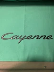 2004-10 Porsche Cayenne Black Rear Emblem Badge Logo Nameplate Script Oem. Fixed Price $15.00.