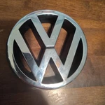 Front Grille Emblem 4.5 Inch Vw Passat Jetta Golf Cabrio Eurovan Oem 3B0853601A. Fixed Price $12.99.