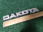 1987-1995 Dodge Dakota Emblem Name Plate 4357061 Plastic Oem 8L3. Fixed Price $35.99.