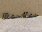 1976-1978 Ford Ltd Landau Emblem Pair D6AB-16B114-AA / Oe. Fixed Price $35.00.