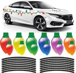 52 Pieces Christmas Reflective Car Magnets Decorations 36 Refrigerator. Fixed Price $22.83.