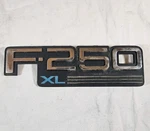 1992-1997 Ford "F-250 Xl" Plastic Fender Emblem Used F2TB-16B114-JA-GA-EA. Fixed Price $9.99.