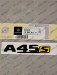Mercedes A45S Gloss Black & Yellow Badge Car Sticker W176 W177 W178. Fixed Price $23.67.