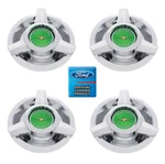 (SET/4) Wire Wheel Spinner Center Cap 1962-1963 Ford Thunderbird Green Logo. Fixed Price $239.95.