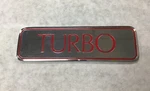Rolls Royce Silver Spur Bentley Turbo Rear Trunk Chrome & Red Badge Emblem. Fixed Price $99.12.
