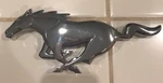 Ford Mustang 2010-2014 Front Grille Emblem Badge Chrome Running Horse 8" Oem. Fixed Price $45.00.