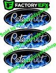 Peterbilt Blue Hood & Grille Decal Emblems Flames 359 379 378 353 377 1. Fixed Price $29.99.