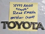 Toyota 75447-AA010 Rear Emblem. Oem Refurbished. 1987/ 2001 Camry. Fixed Price $10.00.