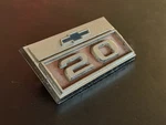 1966 Chevy Truck C20 Emblem K20 3/4 Ton Chevrolet Pickup Fender Badge Oem. Fixed Price $32.50.