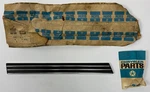 New Old Stock Left Fender Lower Rear Moulding For 1968 Chrysler Models #2932383. Fixed Price $175.00.
