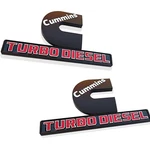 2PCS Cummins Turbo Diesel Emblems 3D Decal Badges Replacement For Ram 2500 35.... Fixed Price $45.89.