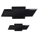 15-19 Chevy Tahoe Suburban Front/rear Combo Billet Bowtie Emblems Bordered Black. Fixed Price $139.99.