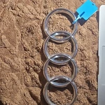 Audi Badge Oem Emblem 4E0853605AA Chrome. Fixed Price $29.00.