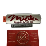 New Genuine Oem 90-97 Mazda Miata Rear Emblem MX-5 Badge Red & Chrome Na MK1. Fixed Price $39.95.