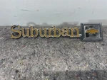1973-1988 Chevrolet Suburban Rear Tail Gate Barn Door Emblem Gm 14016626. Fixed Price $69.95.