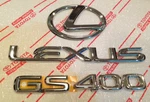 *new Oem Lexus GS400 Chrome Trunk Emblems Badge 1998-2000 Free Shipping. Fixed Price $165.00.