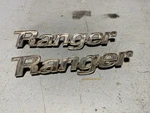 1970 Ford Ranger Pickup Truck Bed Side Emblems Script 9925632 Pair Rh Lh Patina. Fixed Price $34.95.