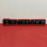 Oem Mopar 2017-2023 Jeep Renegade Door Black / Red Emblem 520050590 Used. Fixed Price $29.99.