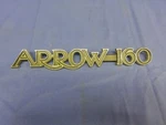 1976-1980 Plymouth ARROW-160 Emblem Name Plate Badge Part Number MB061686. Fixed Price $19.95.