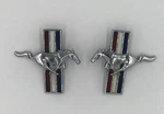 99 00 01 02 03 04 Ford Mustang Left Right Side Fender Emblem Symbol Logo Bar. Fixed Price $19.99.