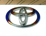 Titanium Chrome Toyota 16 Cm Logo Emblem Badge For Grille Hilux Vigo SR5 2005-14. Fixed Price $15.50.