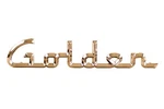 1956-1958 Studebaker Hawk Trunk Lid Script "golden" Part Number 1314773V. Fixed Price $48.30.
