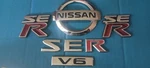 Nissan Sentra Se-r 2002-06 Red Chrome Fender Rear Emblems V6 Logo Oem Used Set. Fixed Price $85.95.