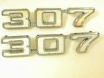Oem Gm 307 Emblems 3962947 Chevrolet Chevelle Nova Impala Camaro. Fixed Price $50.00.