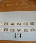 Genuine Oem For 03-09 Land "range Raised Decal-dark Gray Metallic. Fixed Price $206.99.