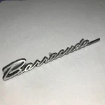 1968 1970 Plymouth Barracuda Fender Emblem 2786559 2898938, Oem Mopar. Fixed Price $32.00.