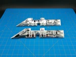 Vintage Dodge Aries Chrome Emblem Set Pair Mopar Oem 4229393 855011 Badge Trim. Fixed Price $42.31.
