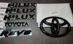 Set Toyota Hilux Revo Black Glossy Logo Emblem Badge For 2015-2023. Fixed Price $44.31.