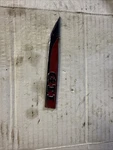 Original Vw Gti Wing Fender Badge Emblem Chrome Red Left Side - 5G085368. Fixed Price $32.50.