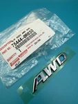 Oem 2013 2015 Toyota RAV4 Awd Rear Emblem Badge Logo Chrome 75444-42060. Fixed Price $22.99.