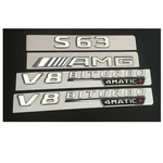 Chrome Letters Emblems Badges For Mercedes Benz W222 S63 Amg V8 Biturbo 4MATIC+. Fixed Price $36.99.