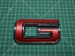 Used Genuine Oem Rear Emblem For 2019-2025 Gmc Sierra Truck Models Re-taped!. Fixed Price $24.99.