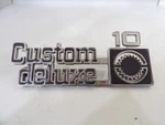 1975 1976 1977 1978 1979 1980 Chevrolet Custom Deluxe 10 Fender Emblem Oem. Fixed Price $24.99.