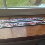 Pair (2)USED 2013 2014 2015 Dodge Ram Heavy Duty Emblem D4235HD Mopar Oem. Fixed Price $19.95.