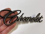 Chevrolet Script Emblem Badge Chevy 1969 1970 1971 1972 Oem # 9831025 Trunk Lid. Fixed Price $9.95.